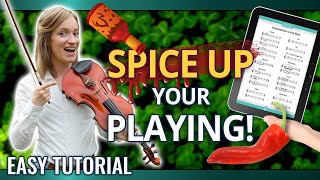 Irish Fiddle Ornamentation – Violin Tutorial  Easy Lesson [upl. by Kohcztiy]