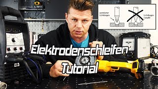 Wolframelektrodenschleifen Tutorial für Anfänger [upl. by Mario212]