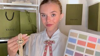 ASMR French Fashion Designer Roleplay 👜 Backstage With Gucci french speakingaccent🧥 [upl. by Sellers257]