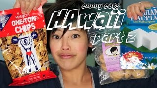 Emmy Eats Hawaii part 2  tasting more Hawaiian treats [upl. by Timon785]