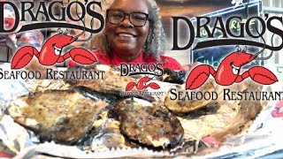 DRAGOS CHARGRILLED OYSTERS  MUKBANG [upl. by Ailasor]