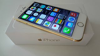 Apple iPhone 6 Unboxing amp HandsOn Gold [upl. by Eudoxia]