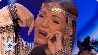 Will jaw harpist Olena be galloping through with her unique HORSE noises  Auditions  BGT 2018 [upl. by Fisher319]