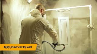 Kitchen Cabinet Painting  Spray Process  CertaPro Painters® [upl. by Jacobs128]