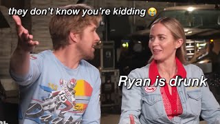 Ryan Gosling and Emily Blunt being the funniest comedic duo [upl. by Yadsnil916]