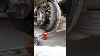 adjust brake shoes 🥰🥰🥰brakeshoe 😍😍mechanic synthetic 🥰🥰viralshort repair automobile [upl. by Elvera478]