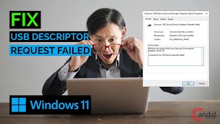 Fix Device Descriptor Request Failed in Windows 11 [upl. by Aicened]