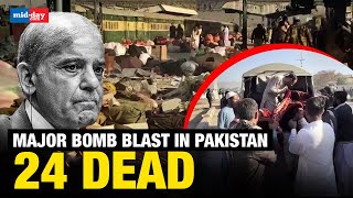 Deadly bomb blast rocks Pakistan Over 24 killed amp 25 injured  Watch video [upl. by Harte]