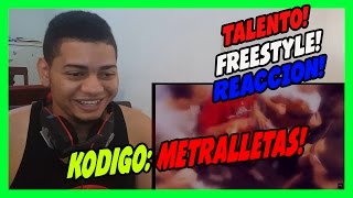 Kodigo • Metralletas  Doble Tempo  VIDEO REACCION [upl. by Ben]