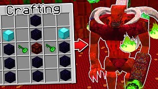 CRAFTING THE SCARIEST MINECRAFT BOSS EVER [upl. by Llovera]