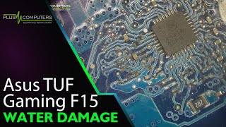 Επισκευή water damage σε Asus TUF F15 [upl. by Arza]