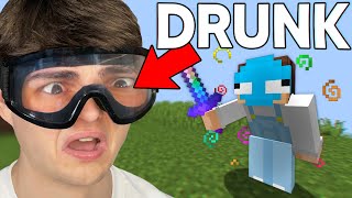 Beating Minecraft with DRUNK GOGGLES [upl. by Palma277]