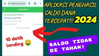 APLIKASI PENGHASIL SALDO DANA 2024  WD Perdana  TERBUKTI MEMBAYAR [upl. by Wolfy]