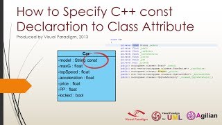 How to Specify C const Declaration to Class Attribute [upl. by Bobine]