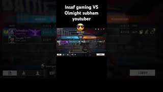 Insaf gaming sa panga Olmight subham youtuber ko mahanga pargaya [upl. by Siul186]