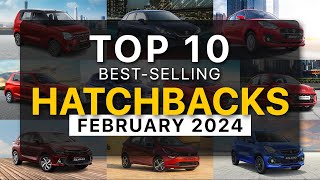 Top 10 Best Selling Hatchbacks In February 2024 [upl. by Buckingham]