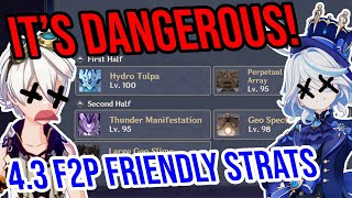 43 Abyss 12 is DANGEROUS Best 4★ Teams Tips amp Speedrun Genshin Impact [upl. by Laverna]