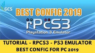 RPCS3  Hướng Dẫn Setting RPCS3 Giả Lập PS3 Cho PC Mới Nhất 2019 [upl. by Elstan]