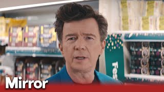 Sainsburys 2023 Christmas advert with Rick Astley [upl. by Yraek]