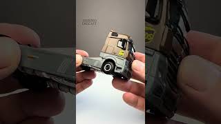 Mini GT MercedesBenz Actros UPS Truck 164 scale American Diorama Figurines asmrunboxing minigt [upl. by Idolah]