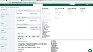 Create a new Service Agreement [upl. by Sabelle803]