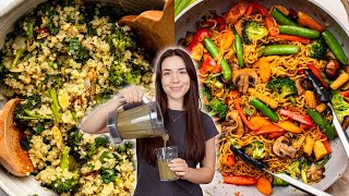 3 Easy Vegan Meals I Eat Every Week  What I Eat in a Day [upl. by Ramo]