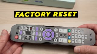 How to Reset your Onn 6 Device Universal Remote Control [upl. by Brick77]