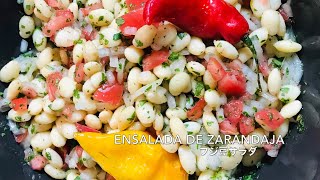 ENSALADA DE ZARANDAJA【フジ豆サラダ】 [upl. by Ardnekal988]