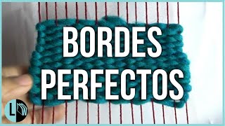 Telar Bordes perfectos Tips Telares Decorativos paso a paso Lana Wolle [upl. by Clarine785]