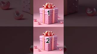 Choose one gift Box waiting for comment 1 vs 2 surprisebox treasurebox lovebox goodiebox [upl. by Ingeberg]