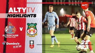 ALTRINCHAM Vs WREXHAM  Extended Match Highlights  Isuzu FA Trophy 4th Round  13012023 [upl. by Lennod948]