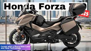 2025 Honda Forza 750  Comes with a Sharp New Look and New Technology [upl. by Dhiman]