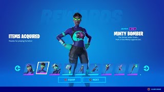 Redeeming Minty Legends Pack in Fortnite [upl. by Lauren]