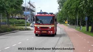 Special  Prio 1 HV116082 met engelse sirenes in Monnickendam [upl. by Cleveland]