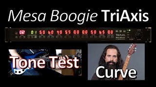 Mesa Boogie  TriAxis  Tone Test  John Petrucci Curve [upl. by Sokem]