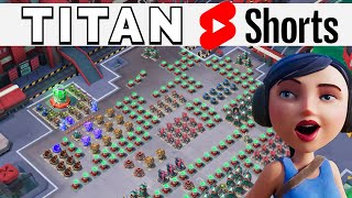 ZOOKA SOLO on TITAN  BOOM BEACH best attacks gameplay strategy amp animation [upl. by Arod]