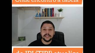 Onde encontro a tabela do IPI TIPI atualizada [upl. by Hsima]