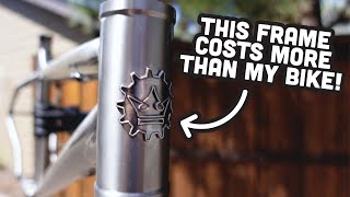 Trying a TITANIUM Hardtail For The First Time [upl. by Caassi]