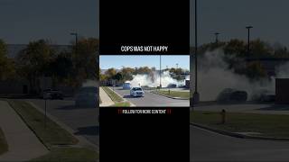 BURNOUT IN FRONT OF THE COPS fyp repost reelsinstagram build explore truck [upl. by Cattier]