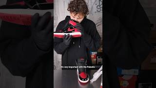 Is it REAL or FAKE  Air Jordan 1 Retro High OG Bred Patent [upl. by Akiem]