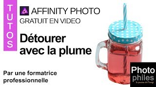 Détourer à la plume sur Affinity Photo  Facile avec les tutos Photophiles [upl. by Shantha966]