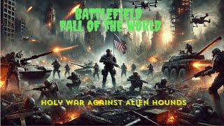 Movie Review BATTLEFIELD Fall Of The World – Holy War Against Alien Hounds [upl. by Demetra78]