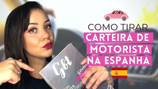 Como tira CARTEIRA de motorista na ESPANHA [upl. by Ahoufe594]