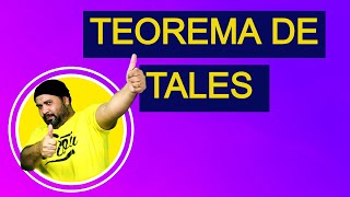 TEOREMA DE TALES  MATEMÁTICA BÁSICA [upl. by Arutek]