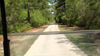 Brazells Creek Golf Course Wooden Bridge [upl. by Saum]