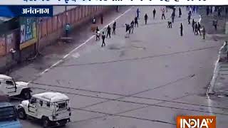 Jammu and Kashmir Stone pelters target security forces on Eid [upl. by Kokoruda404]