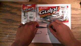 Berkley Gulp Minnow Review and Rigging [upl. by Eibrab]