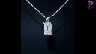 3ct Emerald Cut Diamond Pendant [upl. by Darlleen]