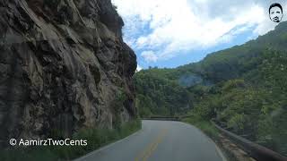 Nantahala National Forest Drive to Dry Fall North CarolinaBeautiful Drive Nantahala National Forest [upl. by Anniram320]