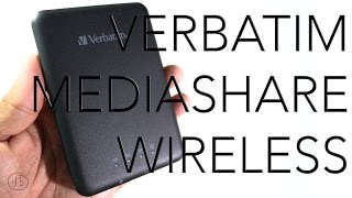 Verbatim Mediashare Wireless Review  Back Up On The Go [upl. by Eirak]